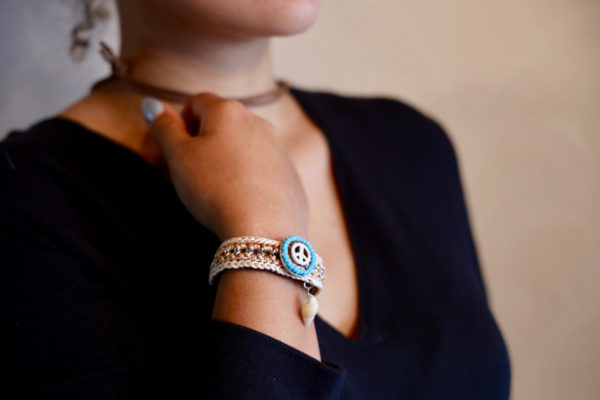 Bracelet sigle peace and love - Image 2