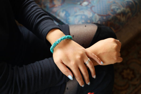 Bracelet Zuni éclats de Turquoises - Image 4