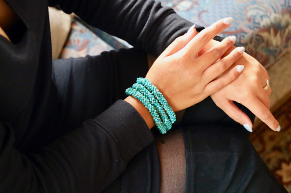 Bracelet Zuni éclats de Turquoises - Image 3