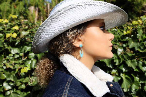 Chapeau western blanc - Image 2