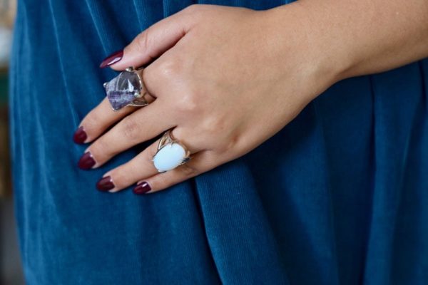 Bague fantaisie, fausse pierre - Image 4