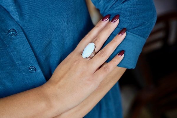 Bague fantaisie, fausse pierre