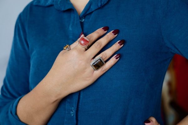 Bague fantaisie, fausse pierre - Image 2