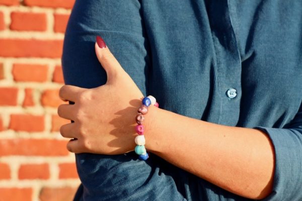 Bracelet fantaisie Têtes de Mort
