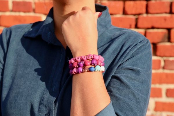 Bracelet fantaisie Têtes de Mort - Image 2