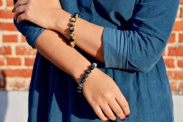 Bracelet quartz Oeil de Faucon - Image 3