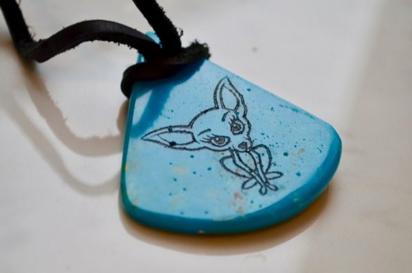 Collier Turquoise Chihuahua - Image 3