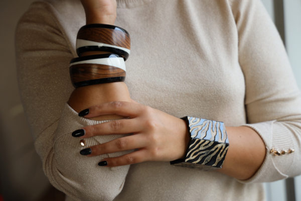 Bracelet jonc tricolore - Image 4