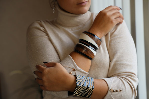 Bracelet jonc tricolore - Image 5